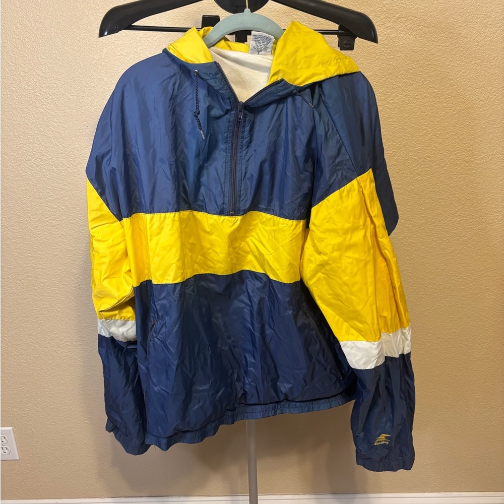 Vintage‎ 90s Style Eastbay XL Colorblock Anorak Windbreaker Jacket